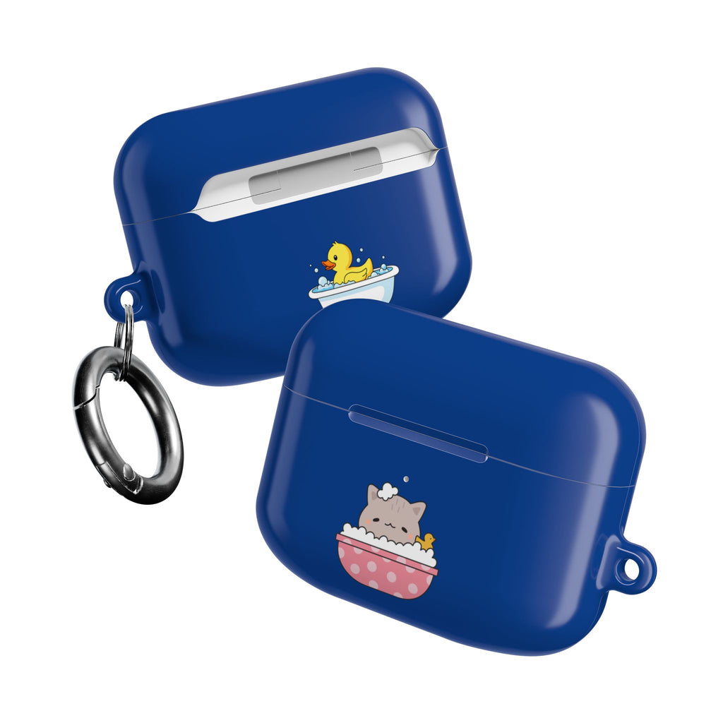 Cute Cat & Rubber Duck Bath AirPods Protective Case