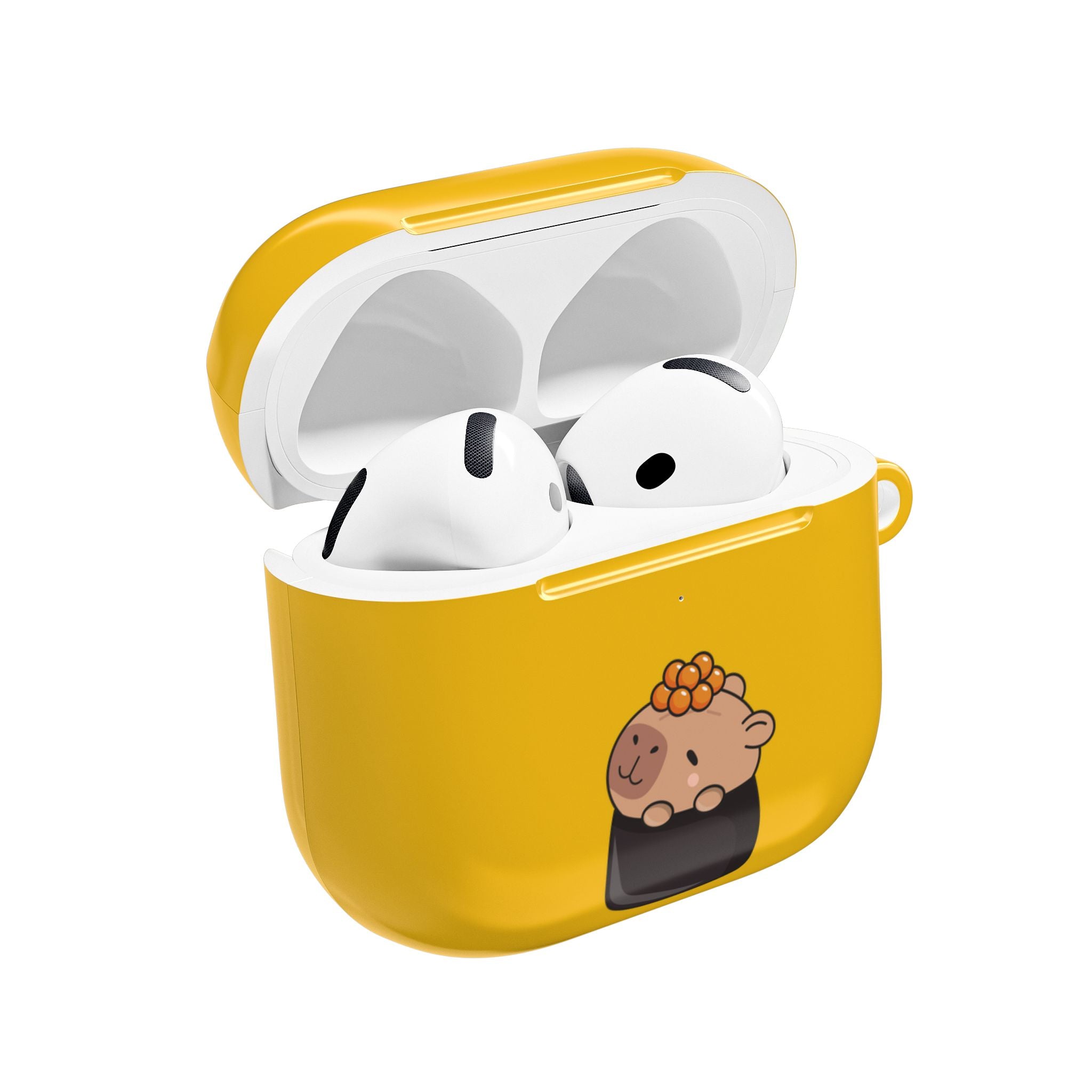 Cute Capybara and Oranges AirPods Case