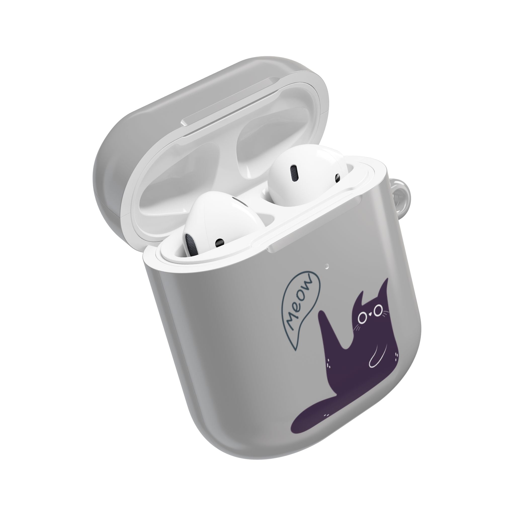 AirPods case with a Meowing Cat Kawaii