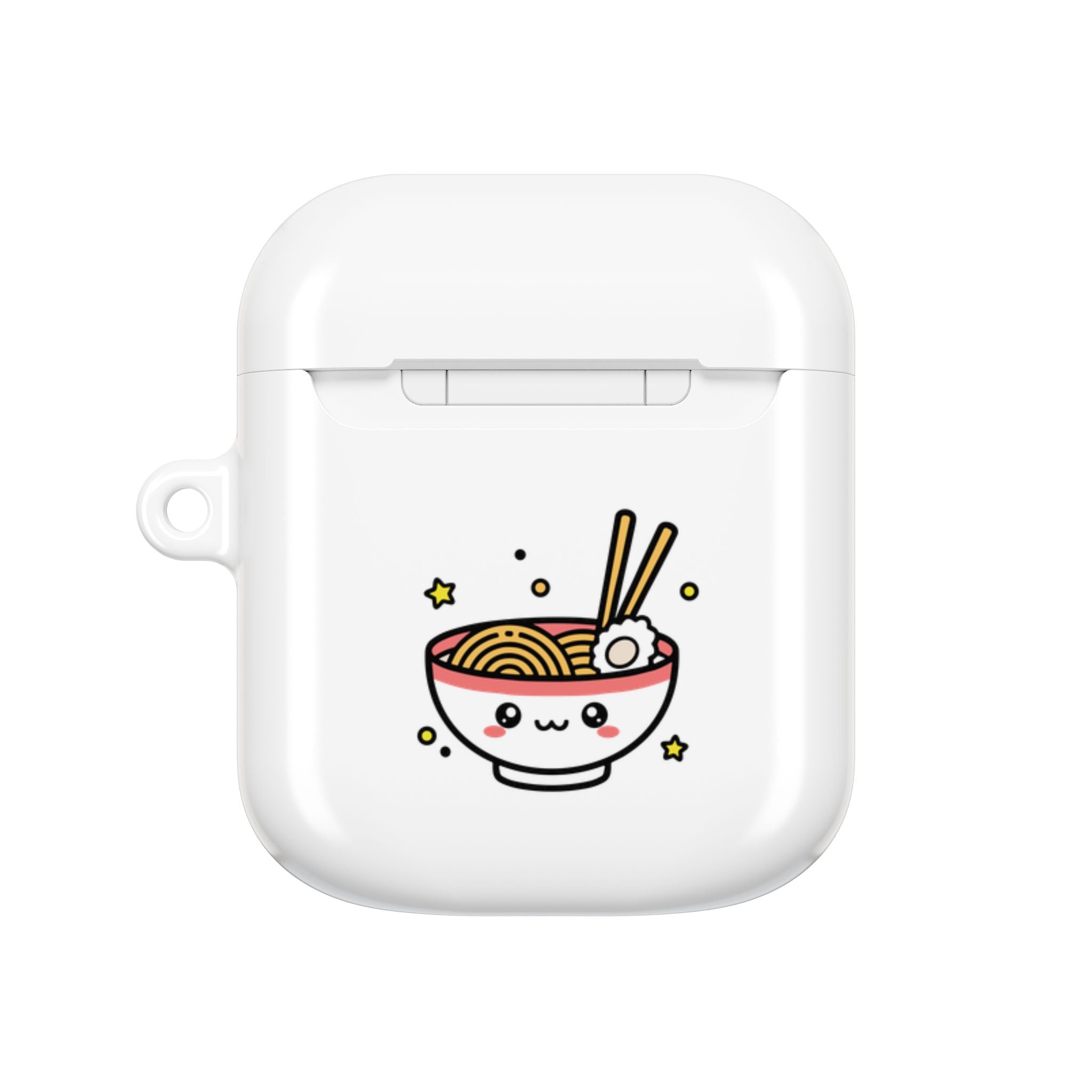 Kawaii Cat & Ramen Design AirPods Case Protective Wireless Earbud Cover