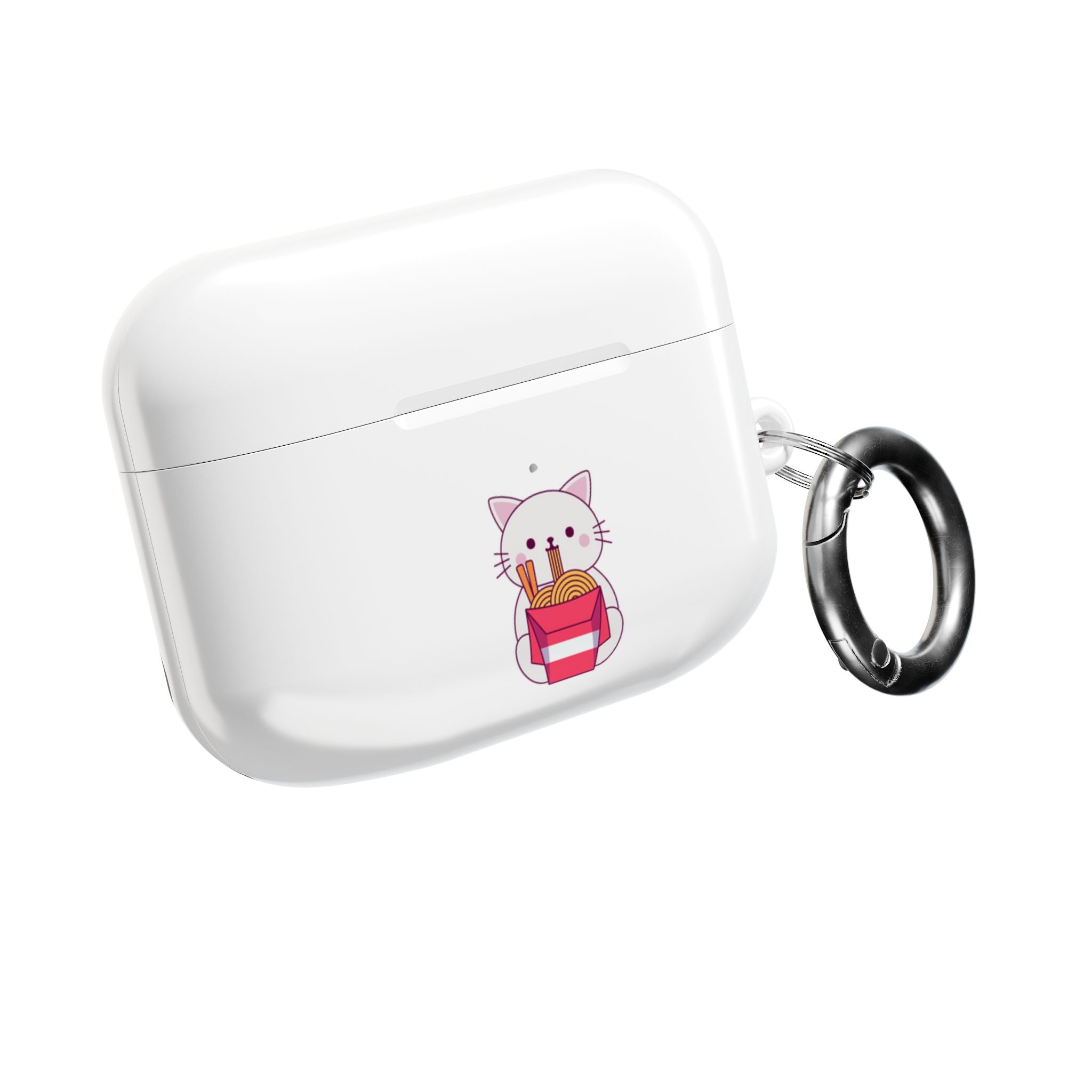 Kawaii Cat & Ramen Design AirPods Case Protective Wireless Earbud Cover