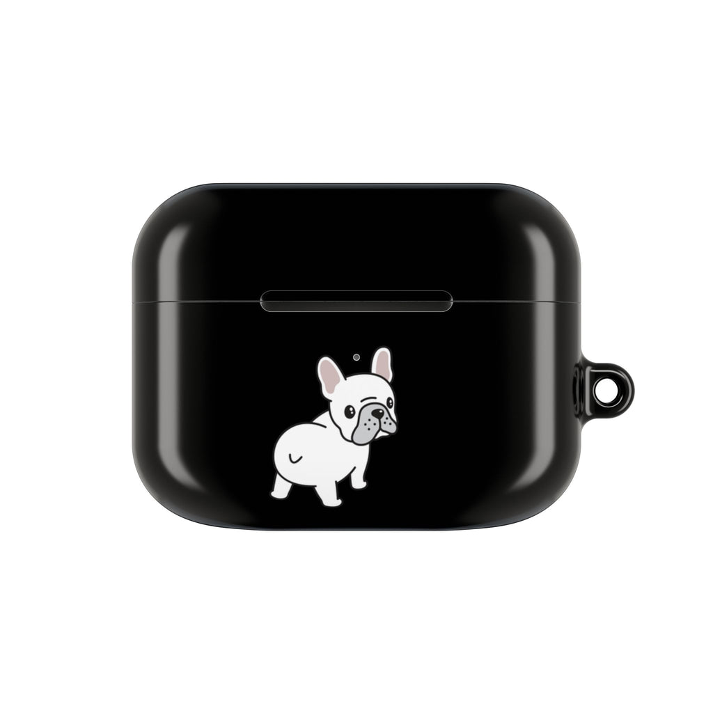 Cute French Bulldog AirPod Case - Black Protective Case
