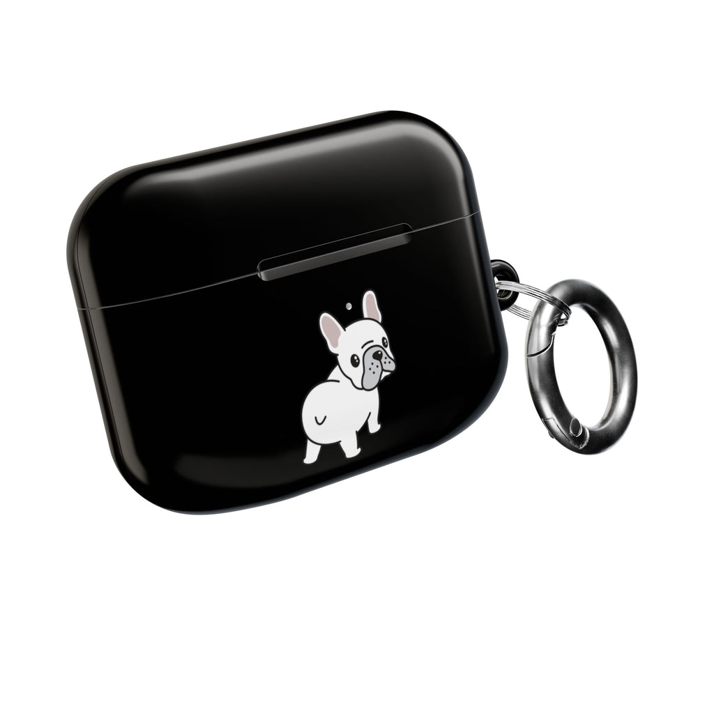 Cute French Bulldog AirPod Case - Black Protective Case