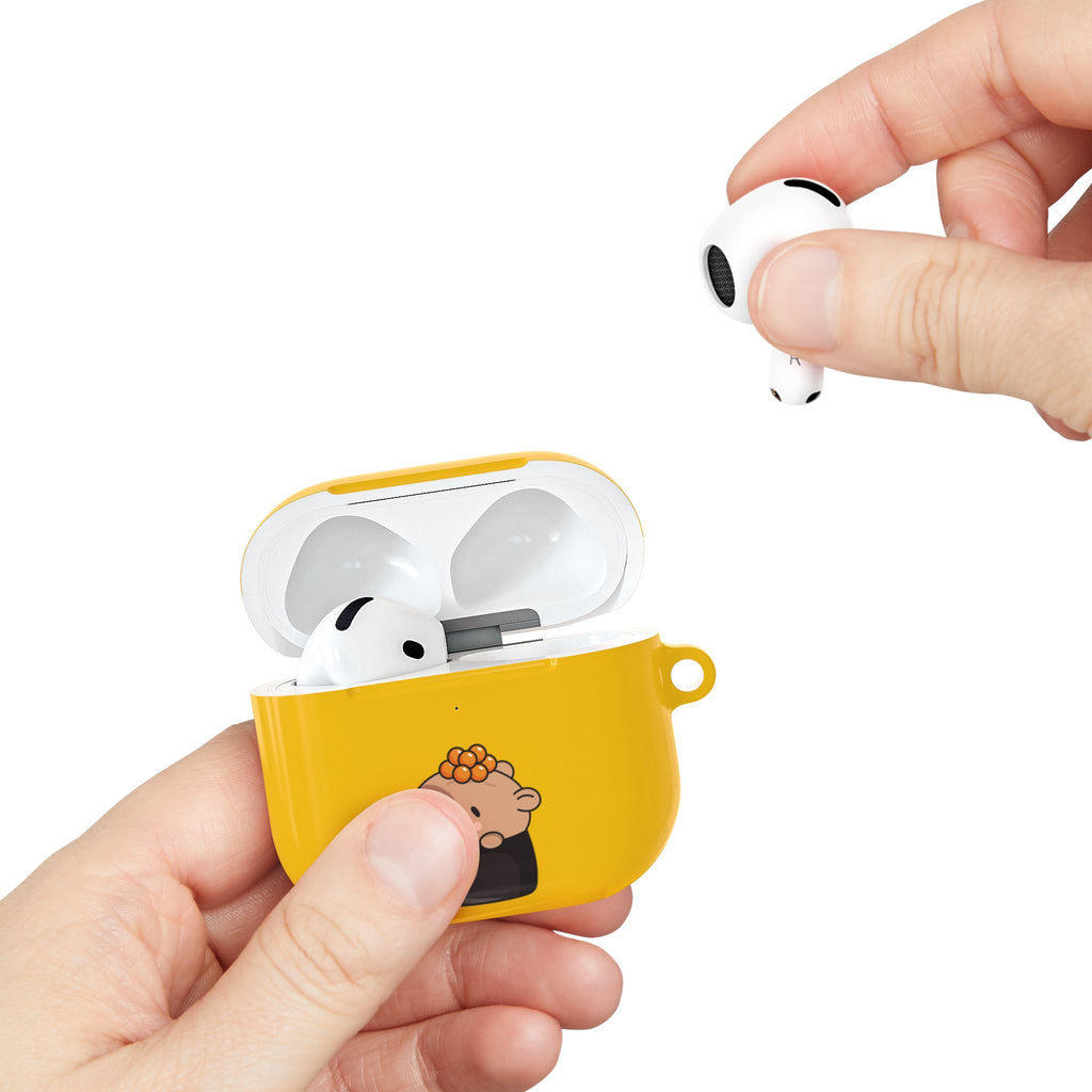 Cute Capybara and Oranges AirPods Case